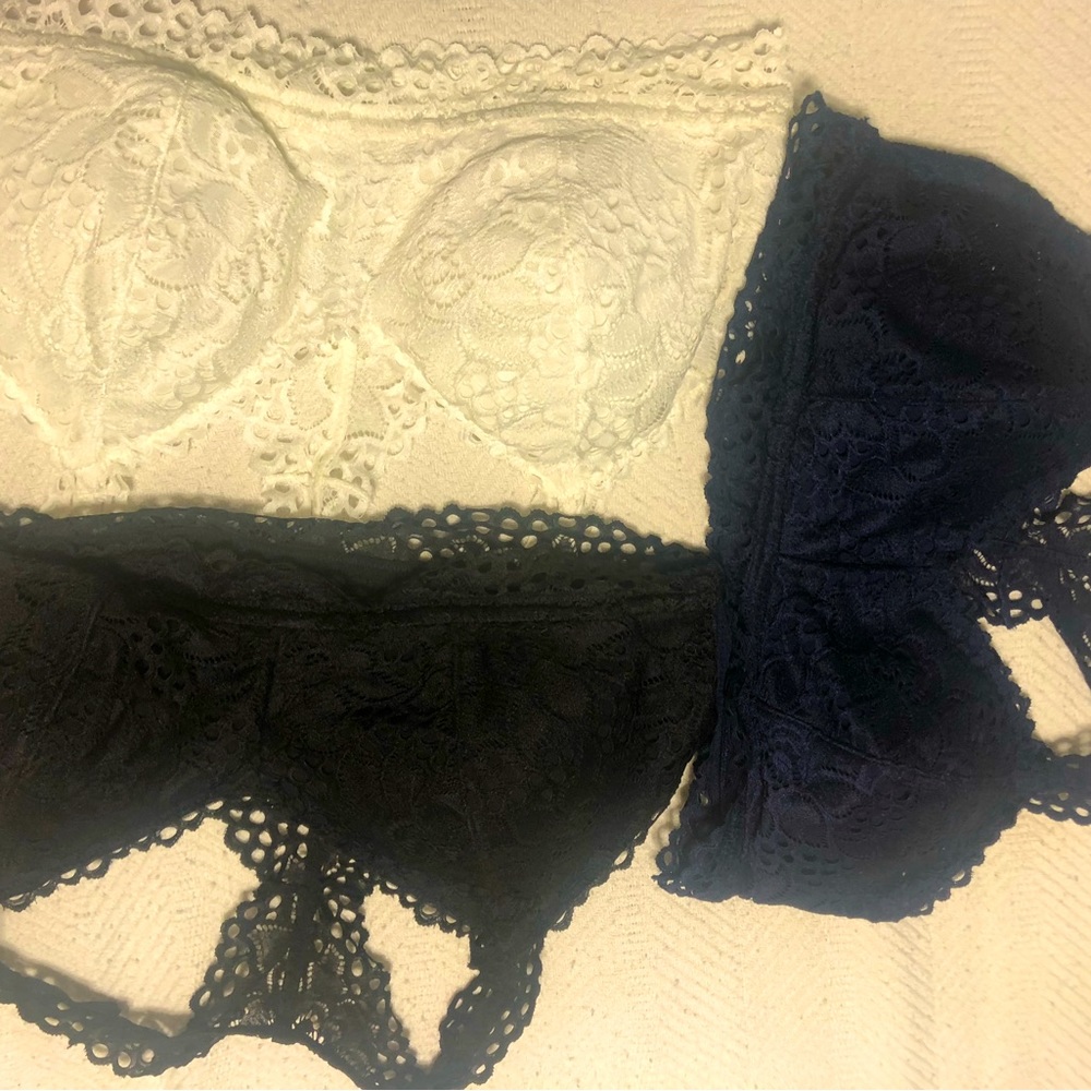 Women’s set of 3 Maurice’s bralettes L. Brand new!!